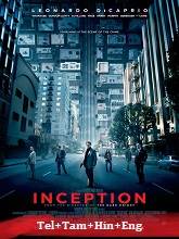 Inception (2010) BRRip Original [Telugu + Tamil + Hindi + Eng] Dubbed Movie Watch Online Free